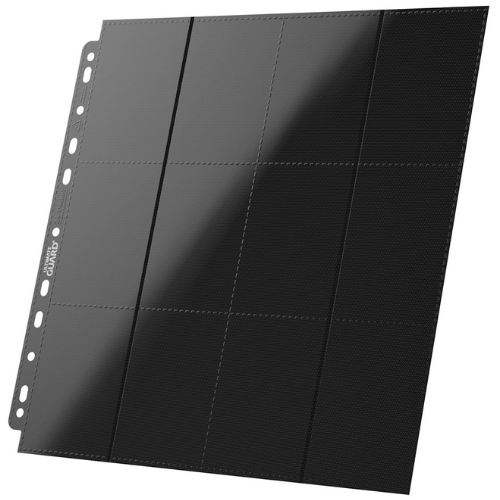 Ultimate Guard 24-Pocket QuadRow Pages Side-Loading - Black