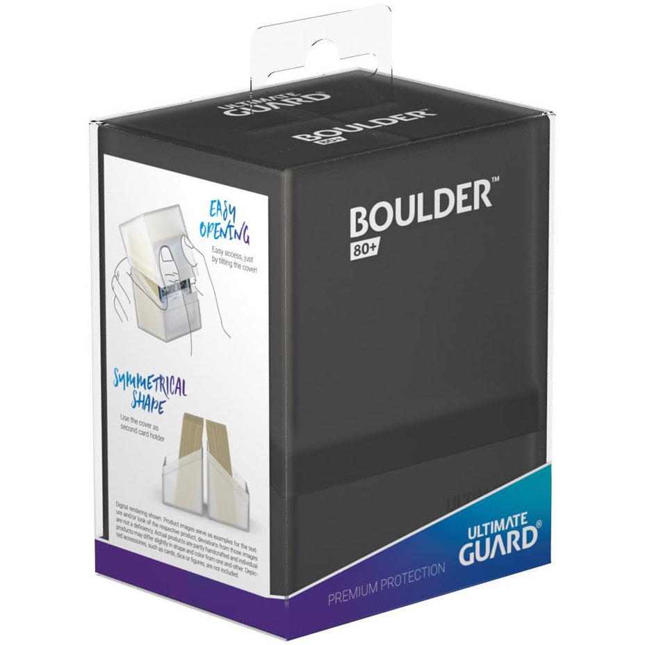 Ultimate Guard Boulder 80+ Onyx (Sort)