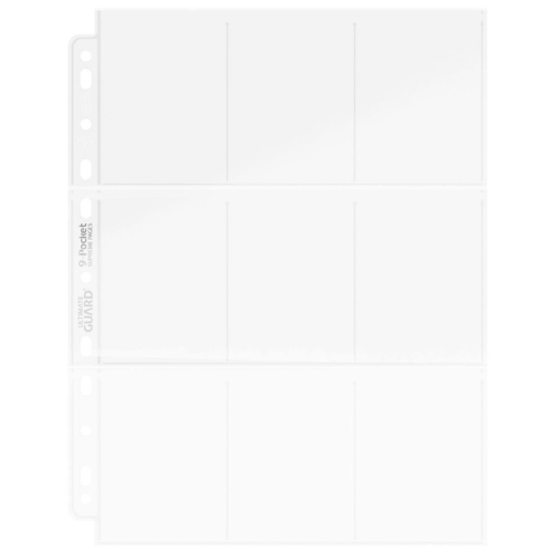 Ultimate Guard 9-Pocket Pages Top-Loading - Transparent