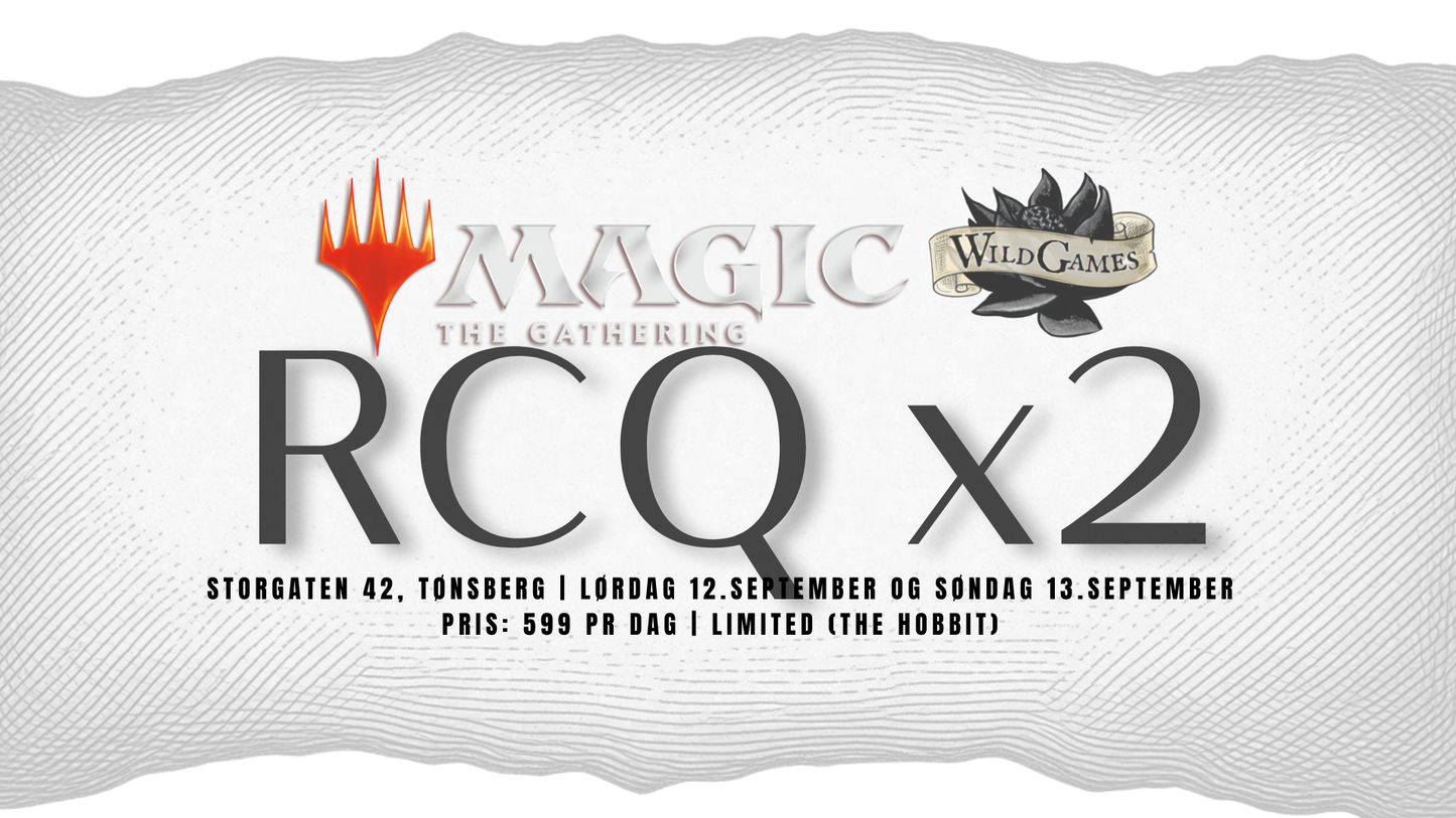 RCQ 12.SEPTEMBER (Limited, The Hobbit)