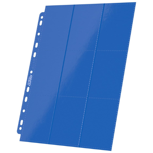 Ultimate Guard 18-Pocket Pages Side-Loading Blue
