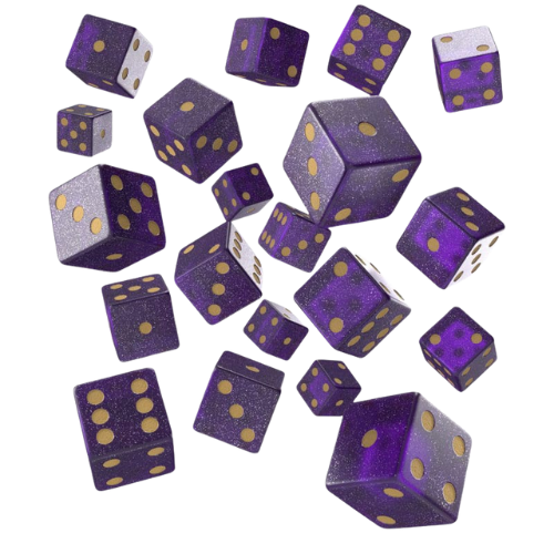 Full Pack D6 Shimmering Purple (20)