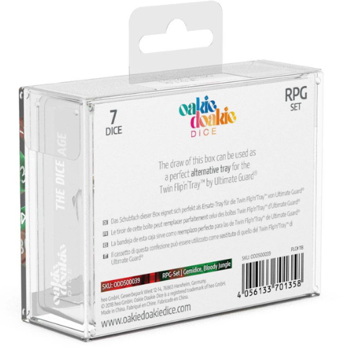 Oakie Doakie Dice RPG Set Gemidice - Bloody Jungle (7)