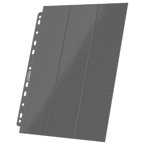 Ultimate Guard 18-Pocket Pages Side-Loading Grey