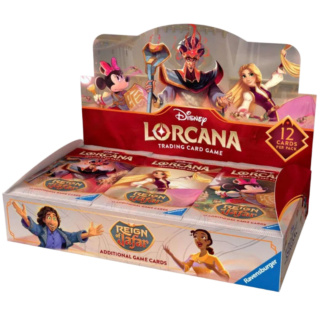 Disney Lorcana Reign of Jafar Booster Display