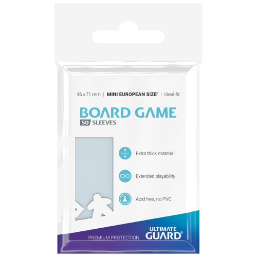 Ultimate Guard Board Game Sleeves (50) - Mini European