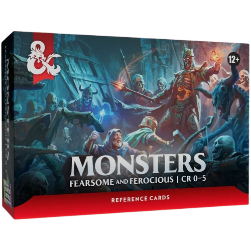 Dungeons & Dragons RPG Reference Cards: Monsters (Fearsome and Ferocious)