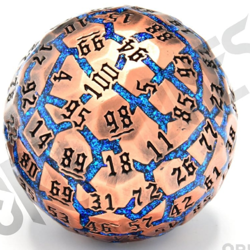 CritStones Metal Dice D100 Hextech Orb