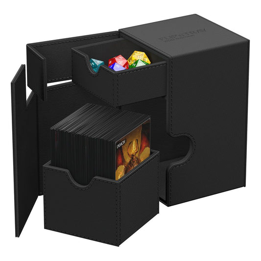 Ultimate Guard Xenoskin Twin Flip'n'Tray 100+ Black