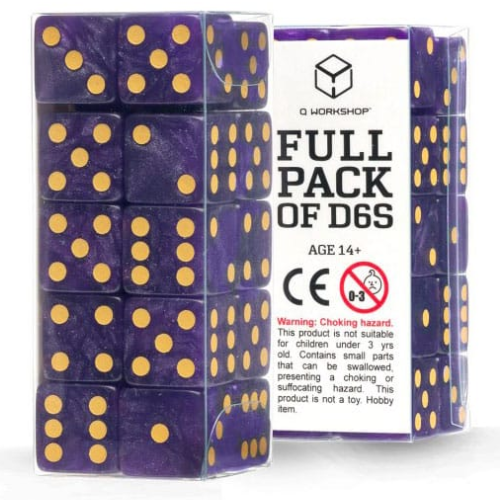 Full Pack D6 Shimmering Purple (20)
