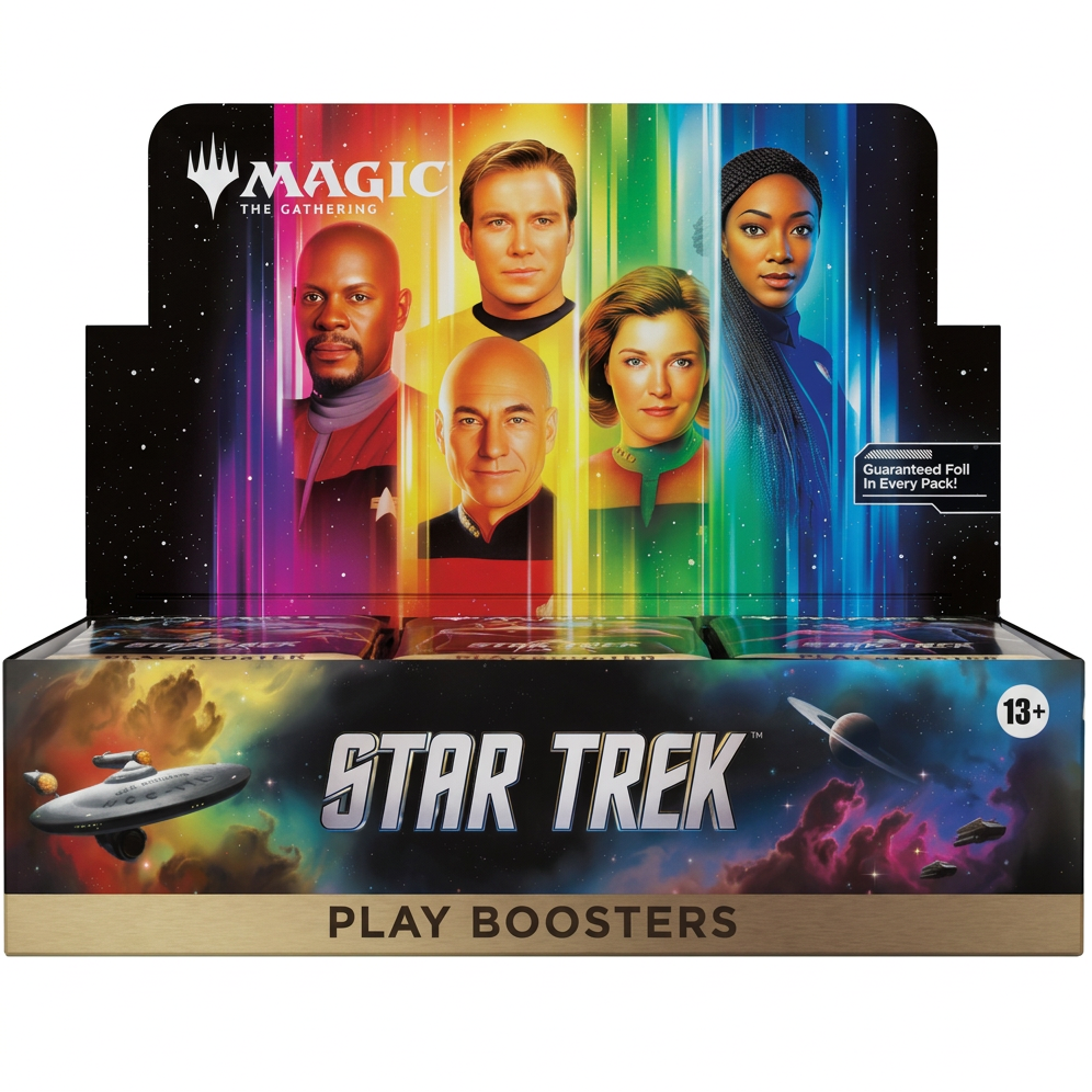 Star Trek Play Booster Display