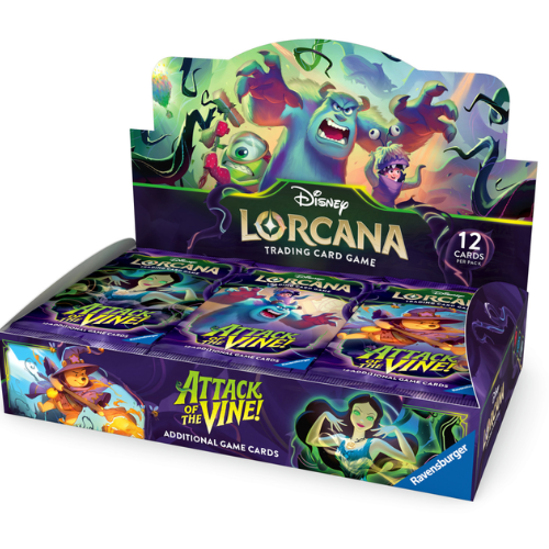 Disney Lorcana Attack of the Vine Booster Display
