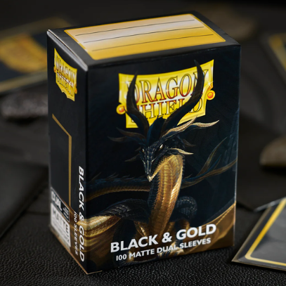 Dragon Shield Matte Dual Black & Gold