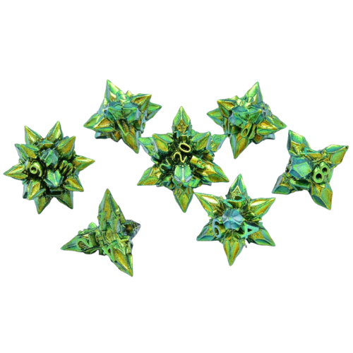 CritStones Metal Dice Set Unholy Bane (7)