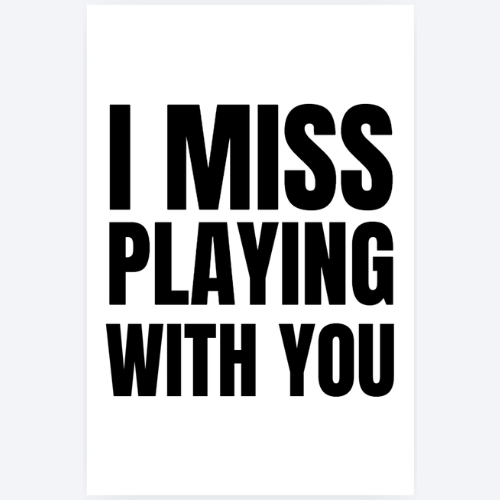 Kort - I miss playing with you