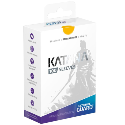 Ultimate Guard Katana Sleeves Yellow