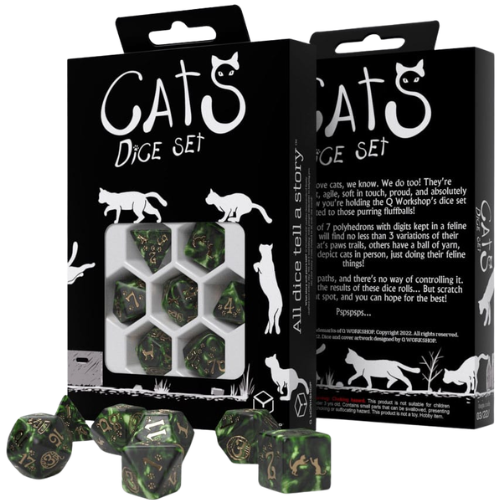 Cats Dice Set Pixel