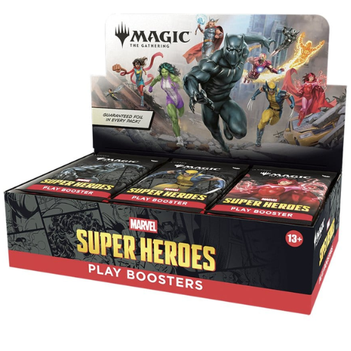 Marvel Super Heroes Play Booster Display