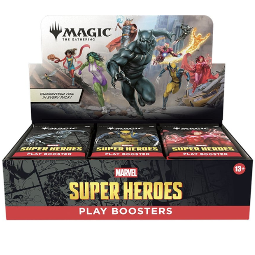 Marvel Super Heroes Play Booster Display
