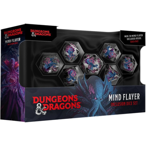 Dungeons & Dragons Monsters Resin Inclusion Dice Set Mind Flayer (7)