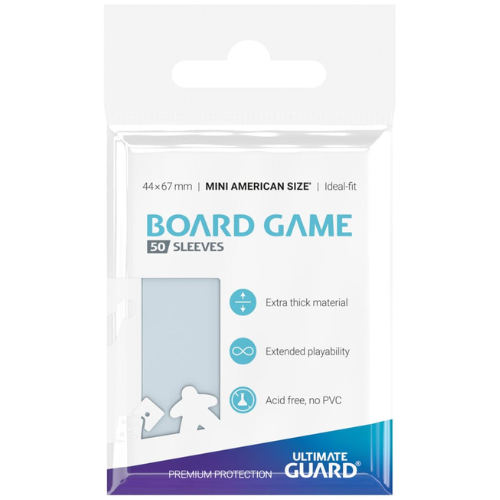Ultimate Guard Board Game Sleeves (50) - Mini American