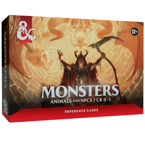 Dungeons & Dragons RPG Reference Cards: Monsters (Animals and NPCs) *English Version*