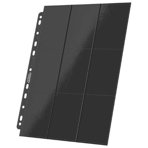 Ultimate Guard 18-Pocket Pages Side-Loading Black