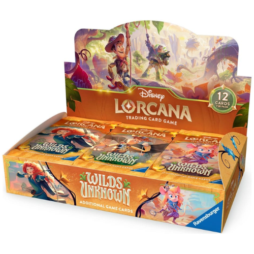 Disney Lorcana Wilds Unknown Booster Display
